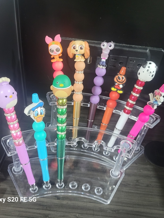 Hand Crafted Other - Handmade Character Beaded Pens